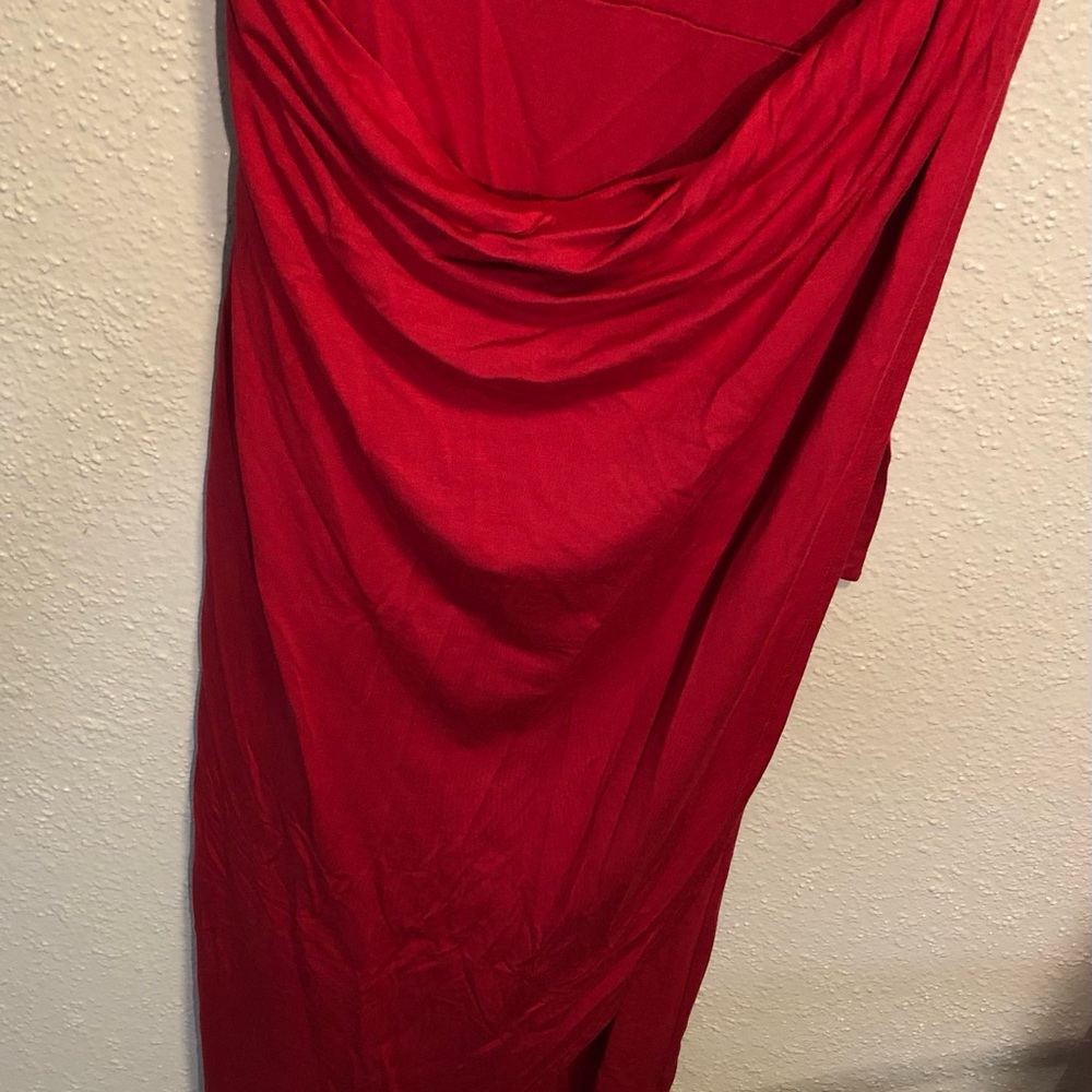 Senllen XL Women Dress N.W.T. Wine Red - Picture 6 of 8